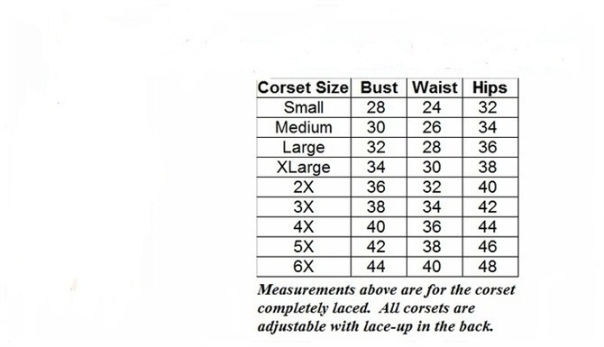 size charts