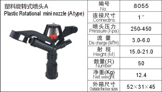 1寸雙嘴噴頭